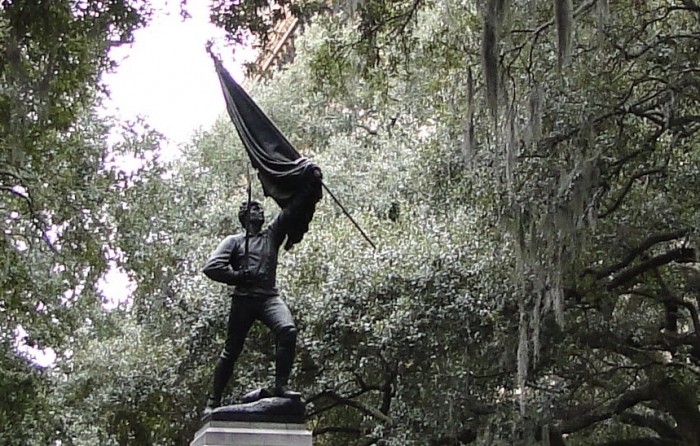 Statue of Sgt. William Jasper, Madison Square, Savannah GA. 2011