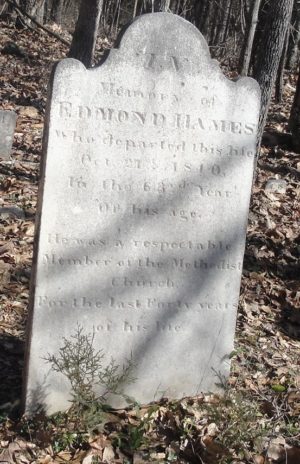 Headstone of edmond-hames-